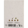 Foglio A6 in carta con semi