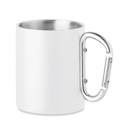 Tazza in metallo c/moschettone