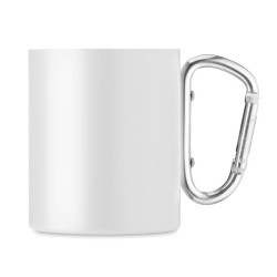 Tazza in metallo c/moschettone