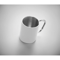 Tazza in metallo c/moschettone