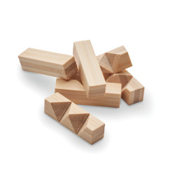 Puzzle rompicapo in bambù