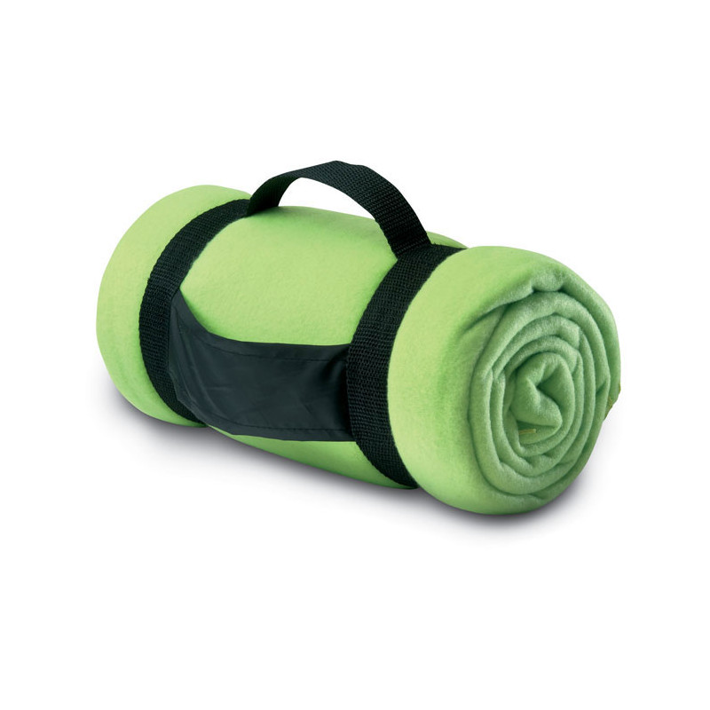 Coperta in pile con manico