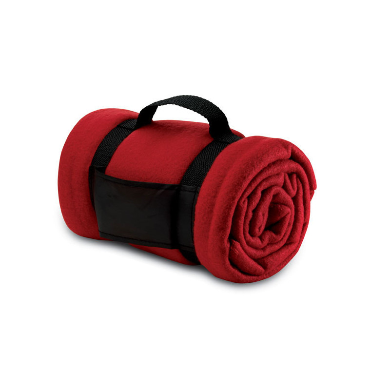 Coperta in pile con manico