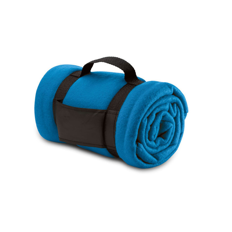 Coperta in pile con manico