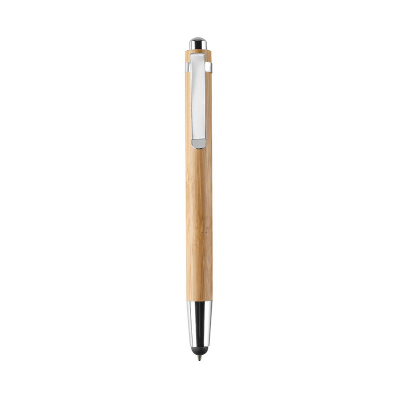 Penna a sfera in ABS e bambu