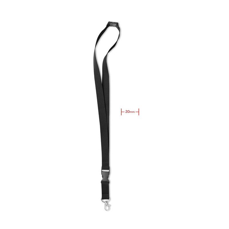 Lanyard con moschettone