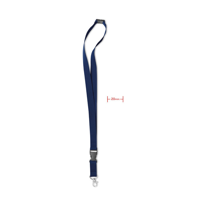 Lanyard con moschettone