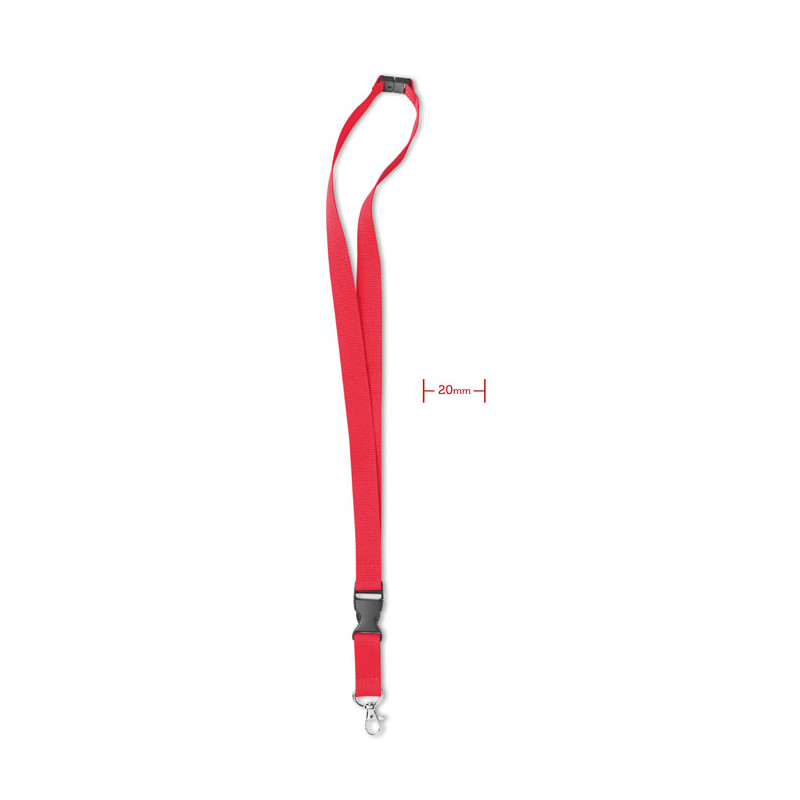 Lanyard con moschettone