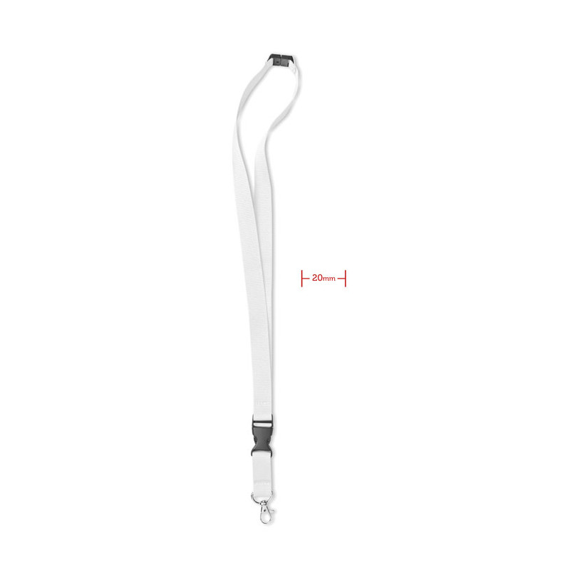 Lanyard con moschettone