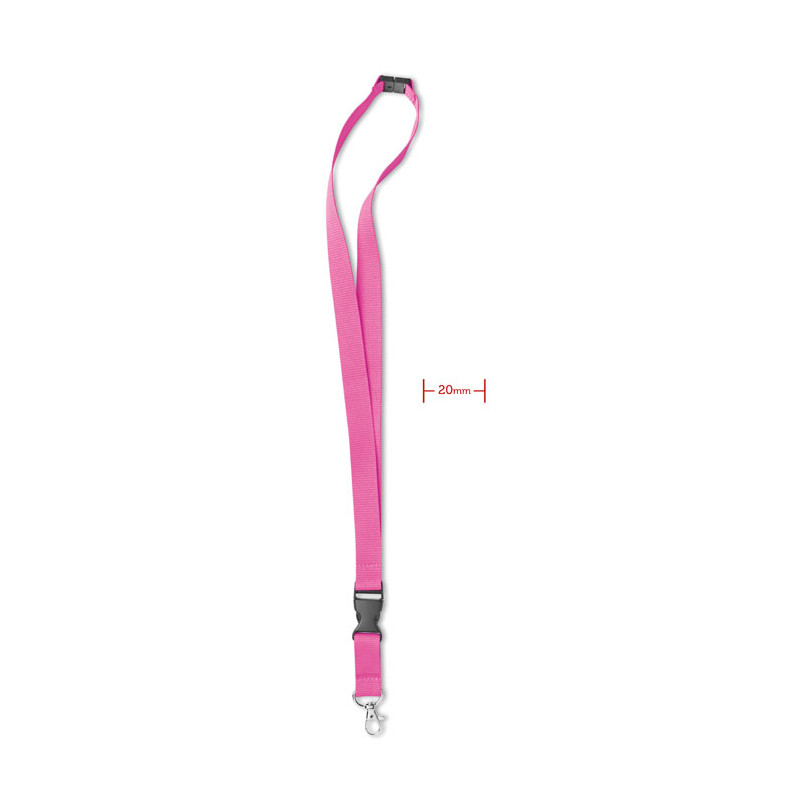 Lanyard con moschettone