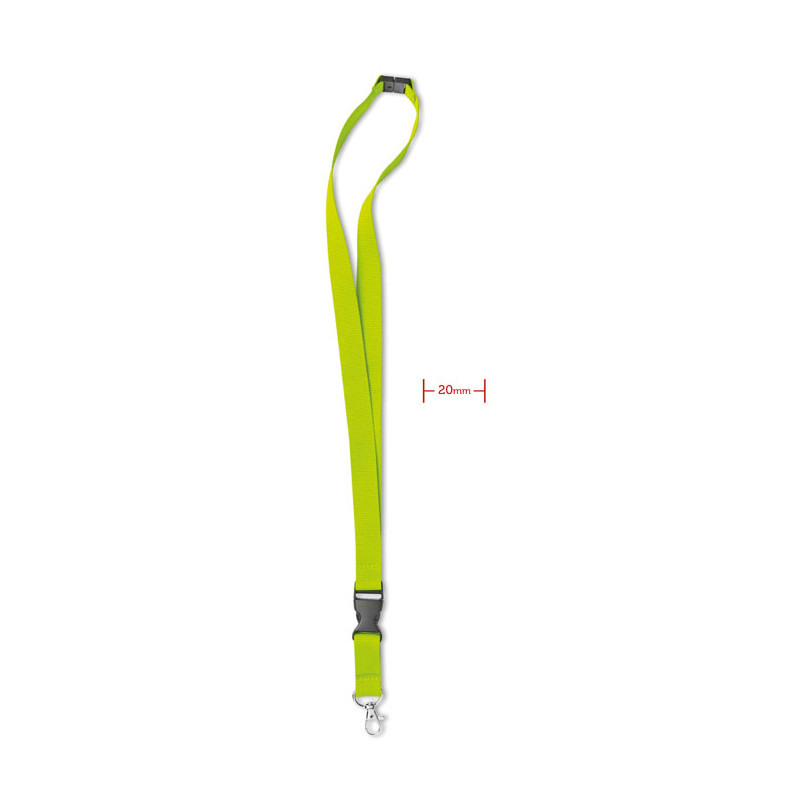 Lanyard con moschettone