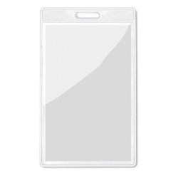 Porta badge trasparente 7,5x12
