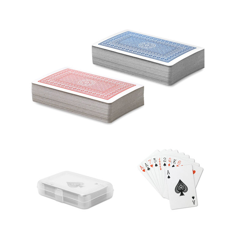 Carte da gioco in box in PP