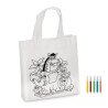 Mini borsa shopper da colorare