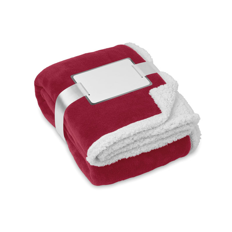 Coperta in pile e sherpa