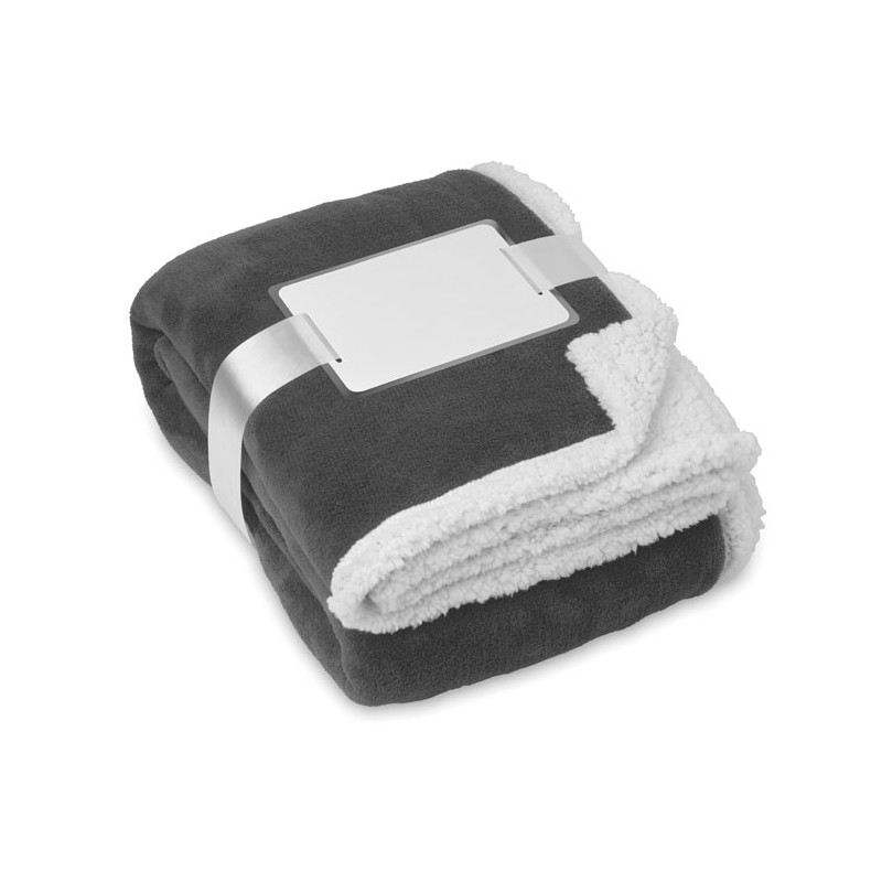 Coperta in pile e sherpa