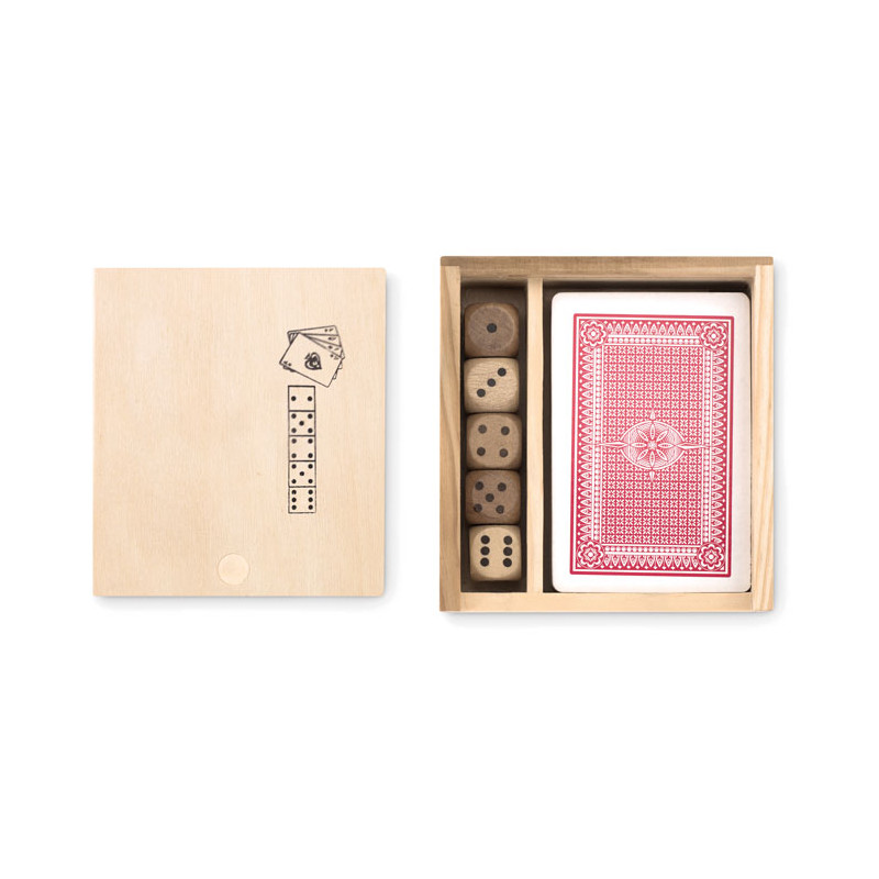 Set gioco carte e dadi