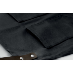 Grembiule rifinito in pelle