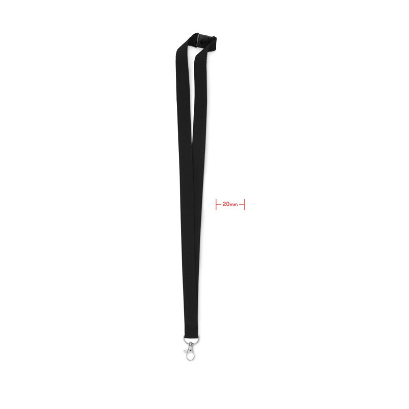 Lanyard con gancio in metallo