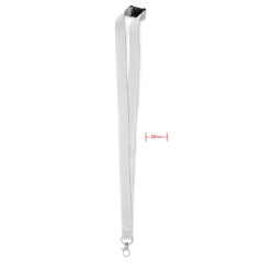 Lanyard con gancio in metallo