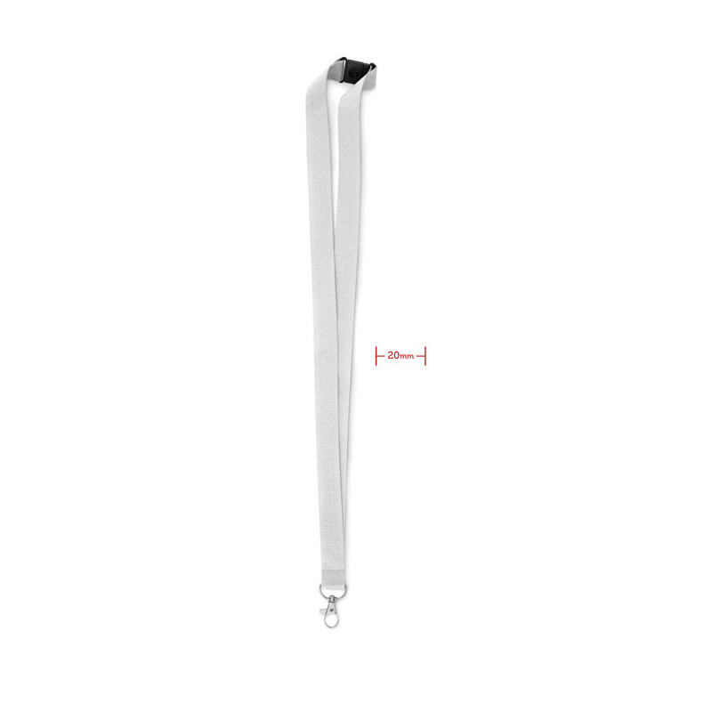 Lanyard con gancio in metallo