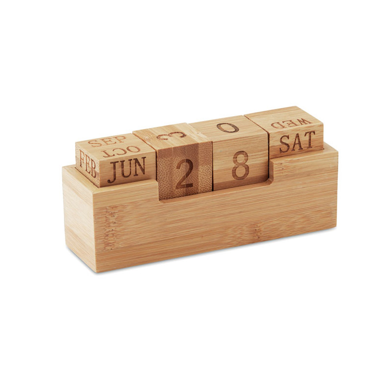 Calendario in bamboo