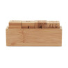 Calendario in bamboo
