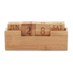 Calendario in bamboo