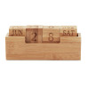 Calendario in bamboo