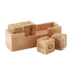 Calendario in bamboo