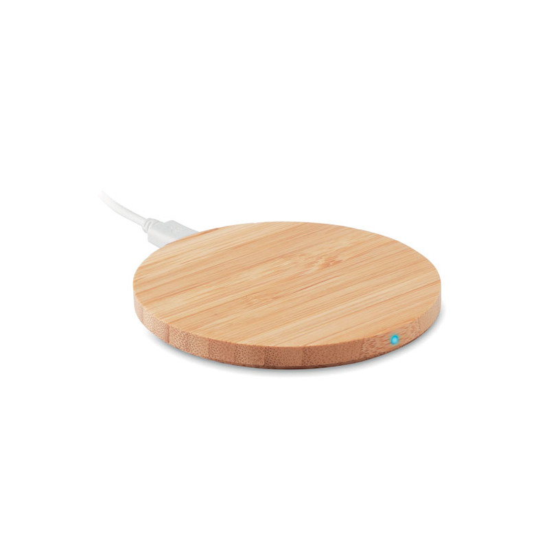 Caricatore wireless in bamboo