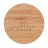Caricatore wireless in bamboo