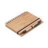 Notebook in bamboo con penna