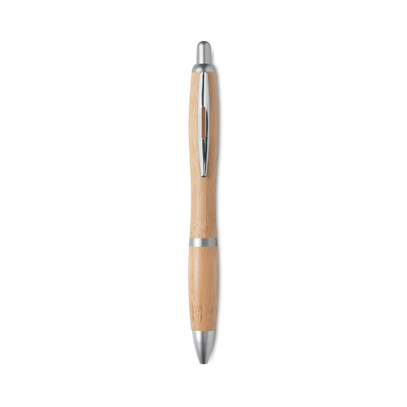 Penna a sfera in ABS e bamboo