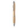 Penna a sfera in ABS e bamboo