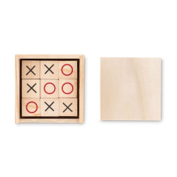 Gioco del tris in legno