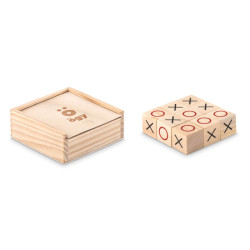 Gioco del tris in legno