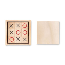 Gioco del tris in legno