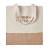 Shopper con dettagli in juta
