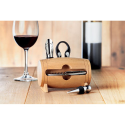 Set vino a forma di botte