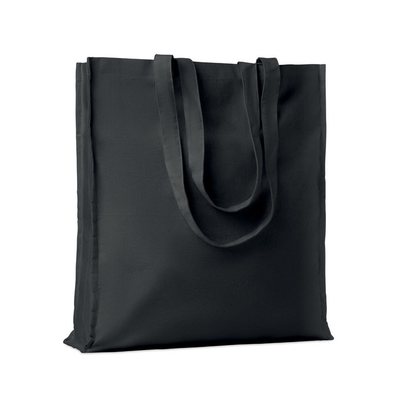 Shopper in cotone c/soffietto