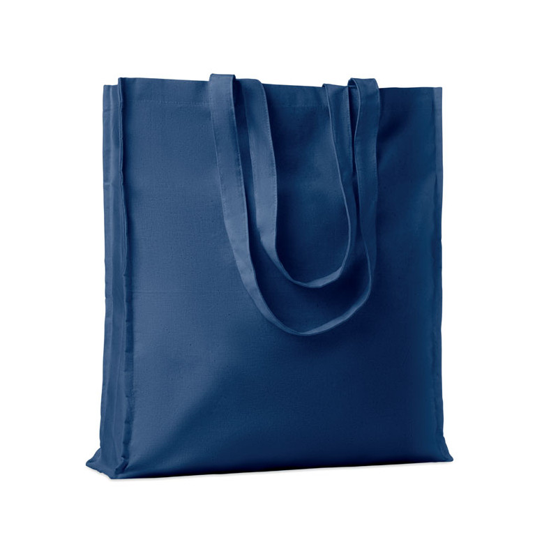 Shopper in cotone c/soffietto