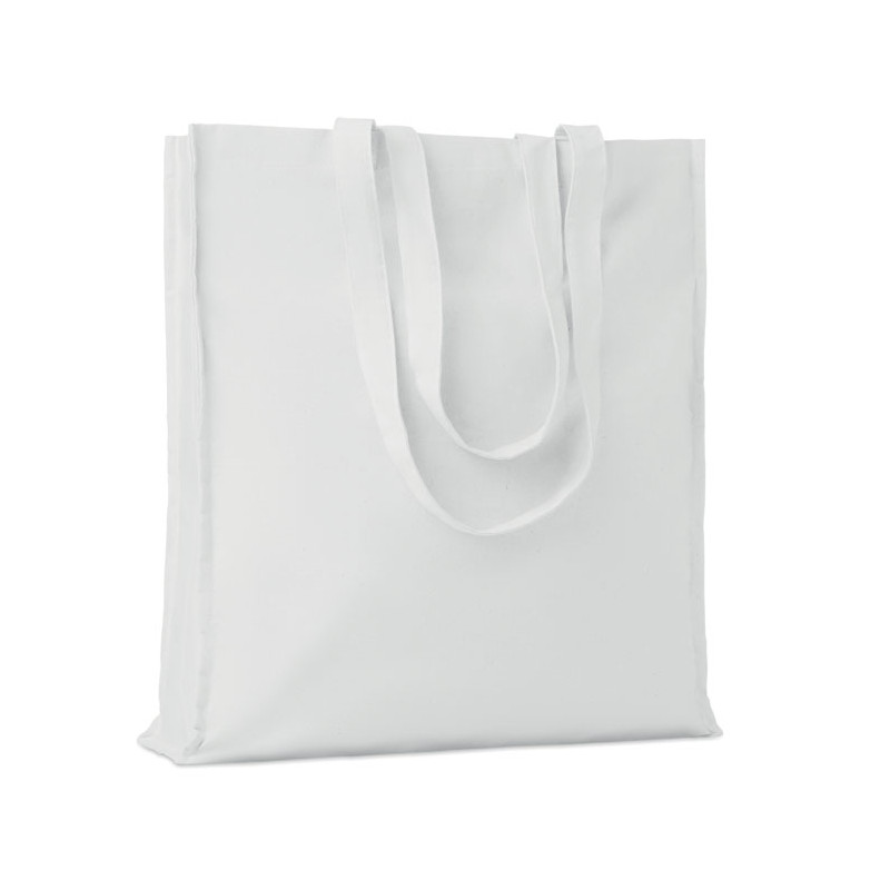 Shopper in cotone c/soffietto