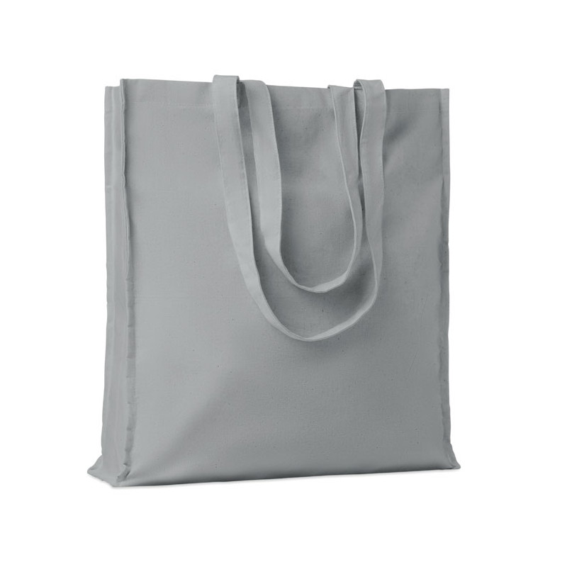 Shopper in cotone c/soffietto