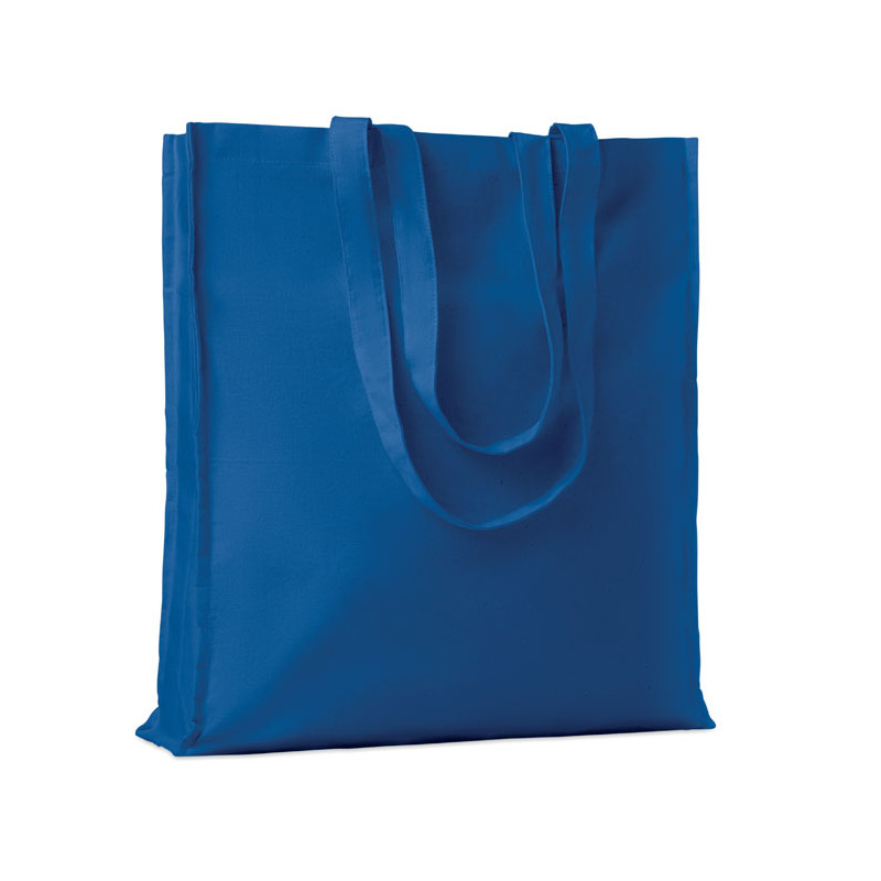 Shopper in cotone c/soffietto