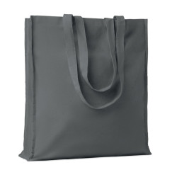 Shopper in cotone c/soffietto