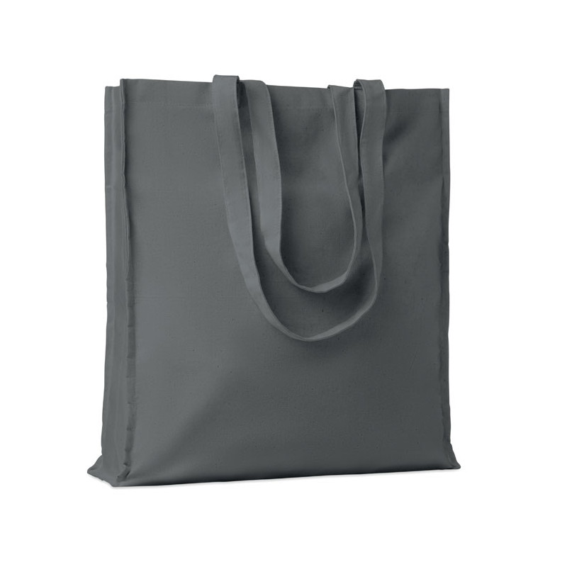 Shopper in cotone c/soffietto