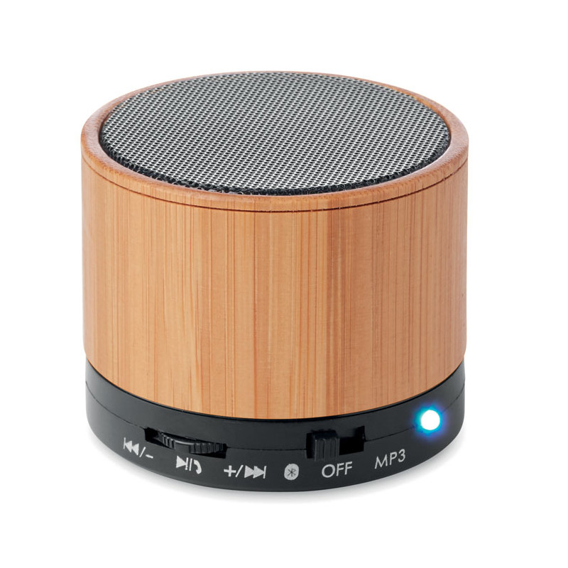 Speaker wireless in bamboo