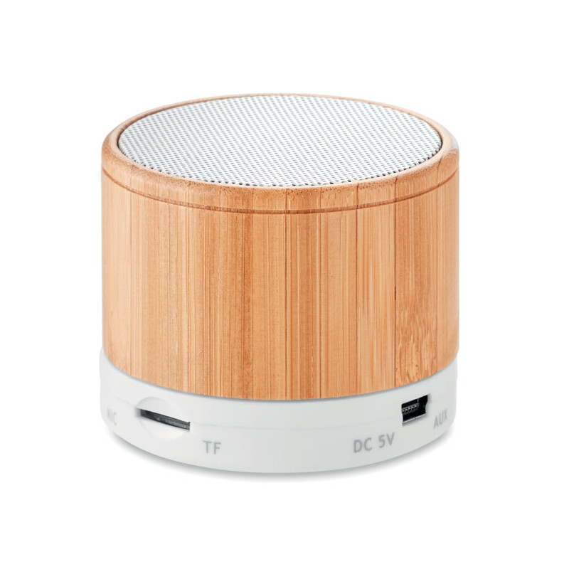 Speaker wireless in bamboo