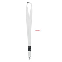 Lanyard con gancio in metallo